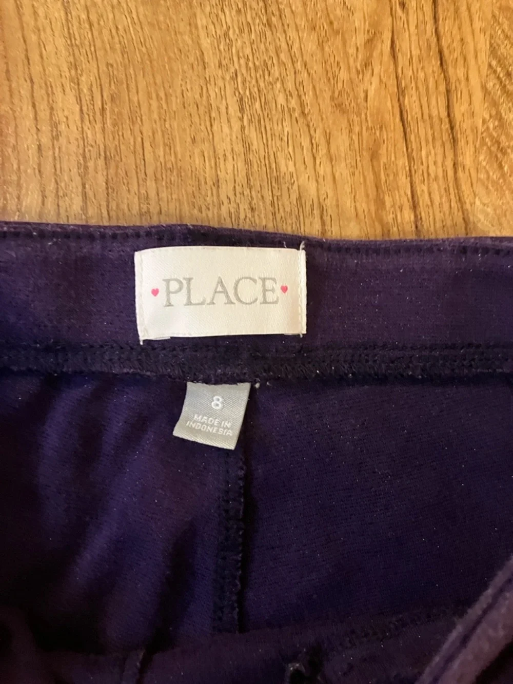 The children’s place purple sparkle leggings pants size 8